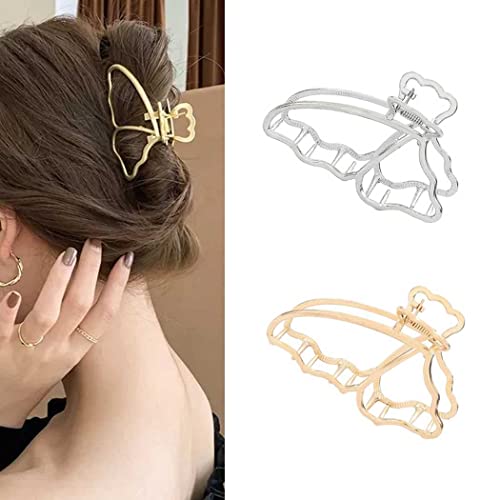 Runmi - Mollette per capelli a forma di farfalla