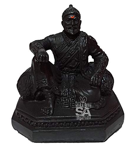 Image of Chhatrapati Shivaji Maharaj The Legend of Maharashtra Statue for Home Decor and Car Dashboard (5 Inch)
