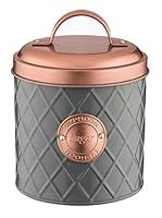 Typhoon Henrik Sugar Canister, 1 L, Copper, 10.5 x 10.5 x 19 cm