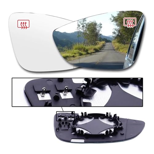 Miroir rétroviseur droit convexe contre angle mort Passat B7 Jetta