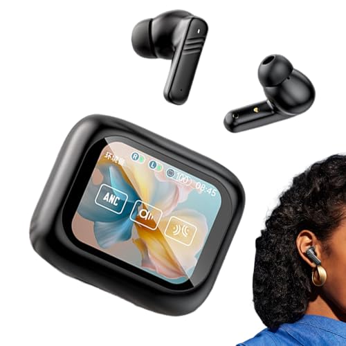 Auriculares inalámbricos para Juegos | Auriculares intraurculares Ligeros | de Carga táctil cancelación de Ruido | Batería de Larga duración para Estudio Deporte Juegos Trabajo Movimiento