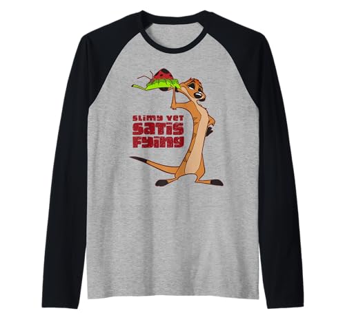 Top Raglan Roi Lion Timon Slimy Yet Satisfying T-shirt Baseball Pop