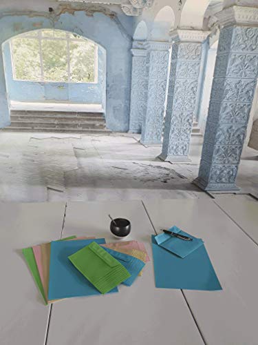 40 enveloppes C6 et 40 feuilles A4 de couleurs vives assorties Cover