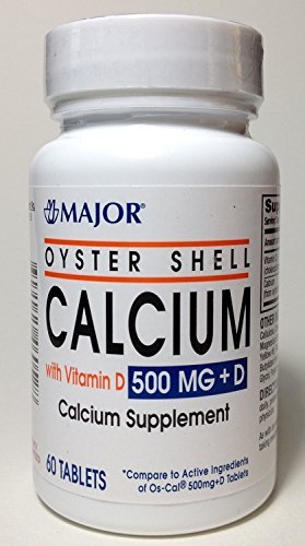 Oyster Shell Calcium with Vitamin D 500mg + D