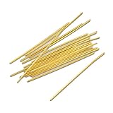 [手作り工房 MY mama] MYmama ワイヤー スティック ロング パーツ 30mm 20本 ゴールド シルバー (ゴールド)