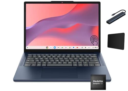 Image of Lenovo IdeaPad Slim 3 Chromebook, 14 inch 2K Touch, 4GB DDR5 RAM, 64GB eMMC