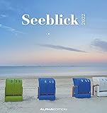  Seeblick 2022 - Postkartenkalender 16x17 cm - Sea View - zum aufstellen oder aufhängen - Geschenk-Idee - Gadget - Alpha Edition