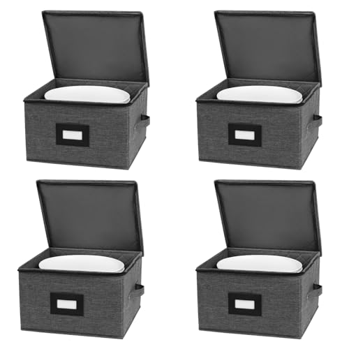 Mayniu 12" Plate Storage containers, Hard Shell Dish Storage Containers by Mayniu - Used condition - US$44.13