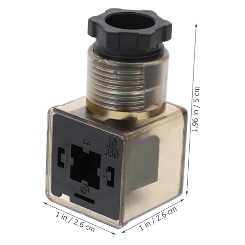 Conector para válvula solenoide con luz indicadora led de diagnóstico 3