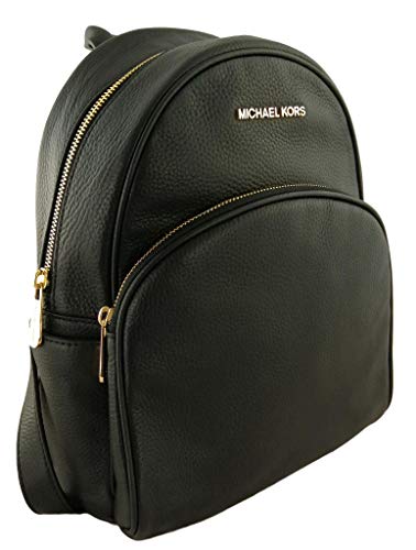 Michael Kors Abbey Medium Genuine Pebble Leather Black