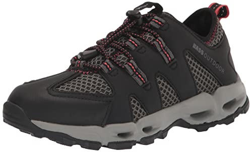 BASS OUTDOOR Women’s Aqua Mesh Hiking Shoes – Pull-On Trail Sneakers, Gargoyle, 8.5