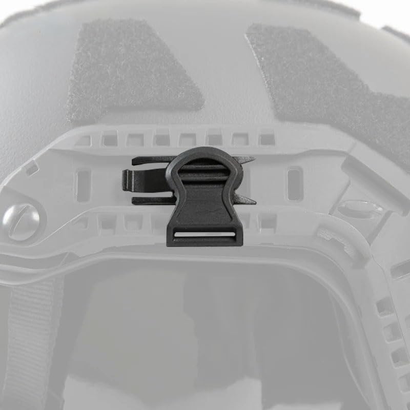 Bifrost Gear 19mm Swivel Goggle Strap Adapters for Tactical Helmets (Black)