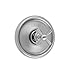 Jaclo T586-TRIM-SG Traditional Round Thermostatic Valve Trim with Cross Handle, Satin Gold