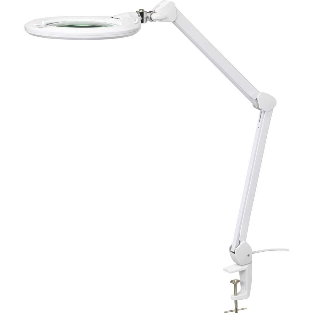 TOOLCRAFT TO-7427319 Lampe loupe LED avec borne 1160 LM 178 mm (7) Grossissement=1.75 x 17.8 cm Classe d'efficacité én