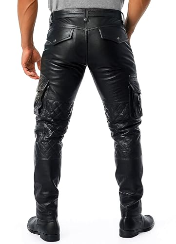 SpazeUp Men's Vintage Superstar Belted Cotton Jacket - Black Cotton Jacket Pants Men Break Dancer Costume2