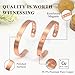 Vicmag Copper Magnetic Bracelet for Women and Men Ultra Strength Magnets 99.9% Pure Copper Strong Magnets Jewelry Gift Adjustable Length
