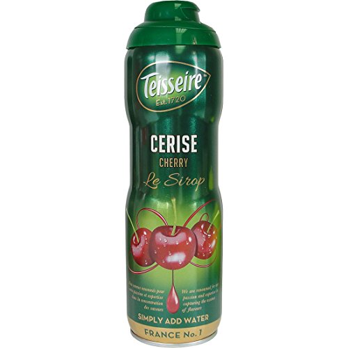 Teisseire Cherry Syrup Cerise 600 ml 20.3 fl oz, One