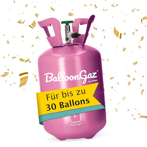 Folat 25202 Réservoir d'hélium pour 30 ballons Vert