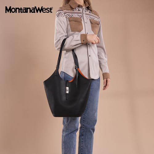 Montana West Hobo Bag for Women Shoulder Purse Handbags with Detachable Makeup Bag3