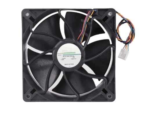 W12E12BS11B5-07 12038 120X120X38MM DC12 1.65A S7 S9 Fan 4wire PMW 6000RPM 267CFM