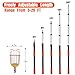 LAANPOLE 26FT Reach Fruit Picker Pole with Basket Telescoping, Apple Picker with 5-20FT Telescoping Pole for Apple Orange Lemon Mango Avocado Guava Fruit Picking