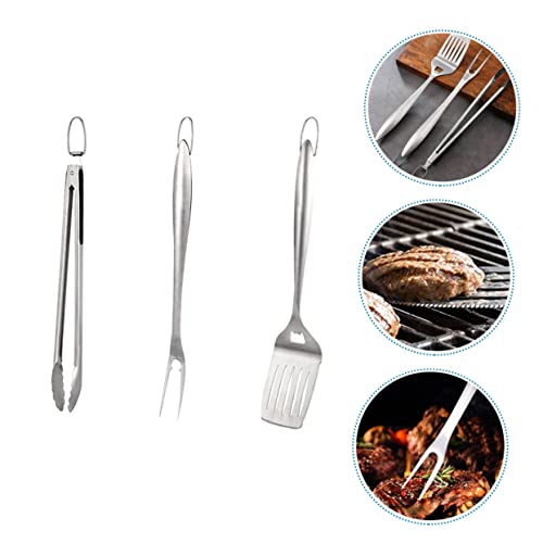 Set de Utensilios para Parrilla Acero Inoxidable 3 Piezas miniatura 6