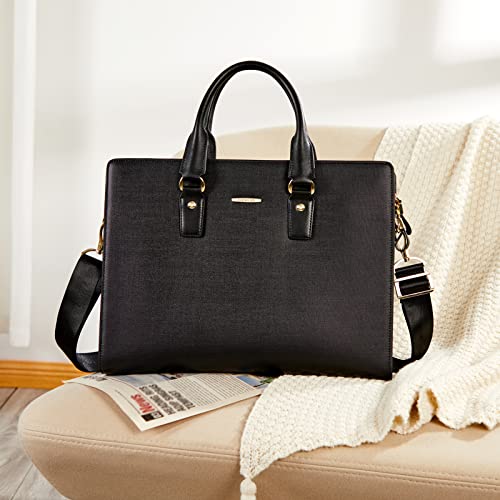 BOSTANTEN Genuine Leather Lawyer Briefcase