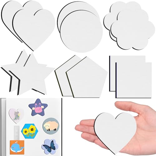12Pcs Magnetic Mini Canvas Boards for Painting Small Canvases Boards DIY Decorative Fridge Magnets Painting Crafts Gifts for Girls Tweens School Supplies Party Favor?3