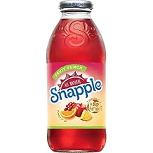 Snapple Fruit Punch 16oz, 1 Bottle, 473ml