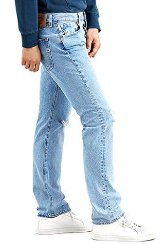 Levi's Men's 501 Original-Fit-Jean, Damaged Hector-Warp Stretch, 34W x 32L2