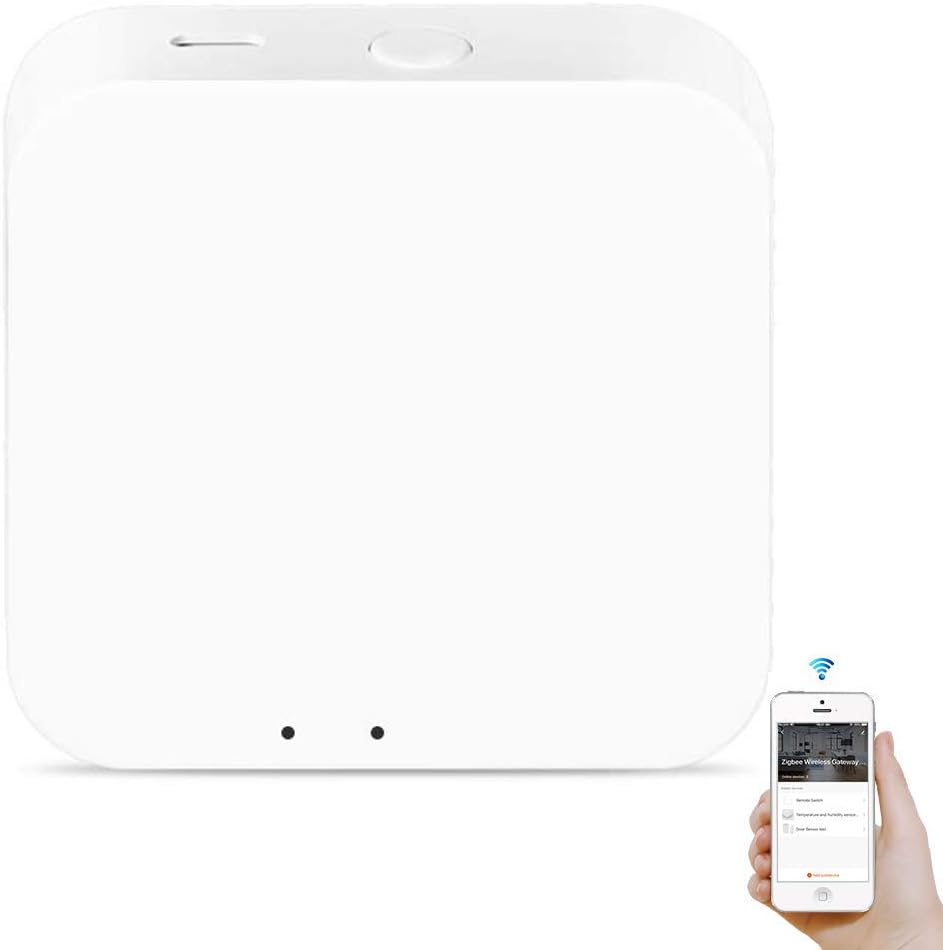zemismart Tuya Zigbee 3.0 Gateway,Use with Tuya Zigbee sub Devices,use for zigbee door sensor,switch,lights,blinds,lockCompatible with Echo/Nest(Tuya Zigbee Hub)