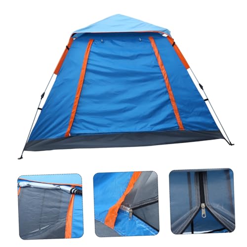Carpa plegable para camping de tela Oxford azul miniatura 7