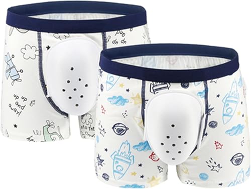 2pc Breathable Circumcision Underwear for Kids Post Circumcision Underwear Surgery Recovery Pants Protective Boxer Shorts