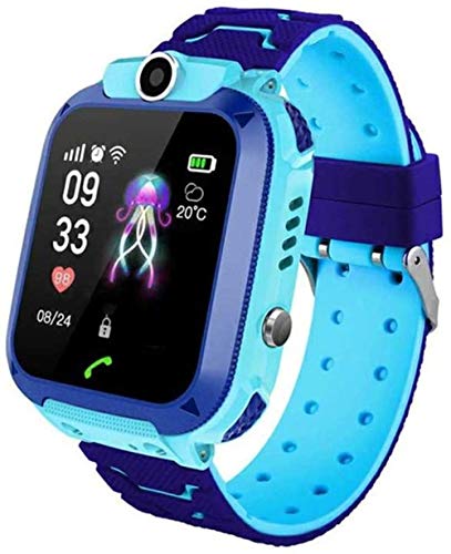 Kinder Smartphone Uhr für Mädchen Jungen mit 2-Wege-Anruf Kamera Puzzle Spiel Wecker SOS Vice Chat Taschenlampe GPS Tracker Smartwatch 1,44 Zoll
