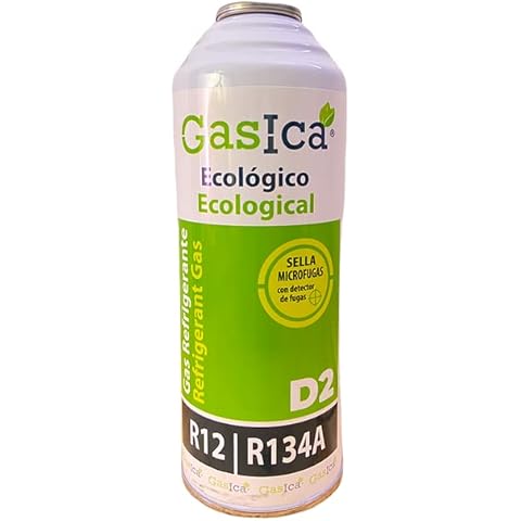 Gas ecológico Gasica D2 226gr sustituto R12 R134A Cover