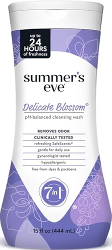 Image of Summer's Eve All-Over Daily Feminine Wash, Delicate Blossom, 15 Fl Oz