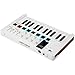 Arturia MiniLab 3 Compact MIDI Keyboard and Pad Controller | White Bundle with 6ft MIDI Cable + Microfiber Cleaning Cloth (3 Item)