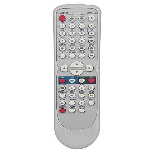 Mando a distancia NB654 para grabadora Funai WV20V6 de VCR y DVD
