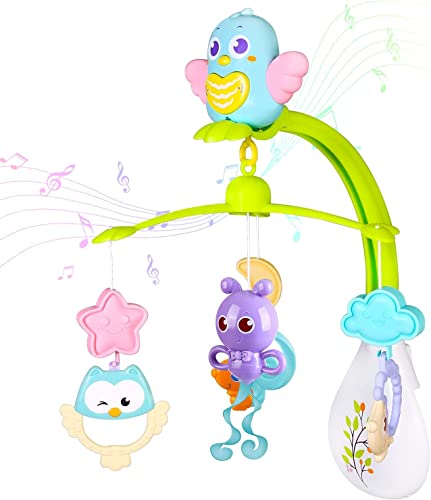 Siairo Baby Musical Crib Mobile Baby Nursery Toys Bed Bell With Hanging Rotating Animal & 16 Music Box For Newborn And Toddlers 0 To 36 Months #TOP7