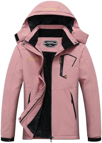MOERDENG Women's Ski Jacket Warm Winter Coat Snowboarding Jacket