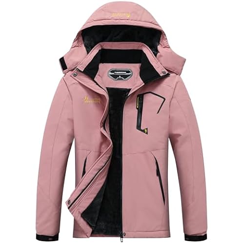MOERDENG Women's Ski Jacket Warm Winter Coat Snowboarding Jacket