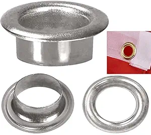 Diy Crafts Grommets Nickel Eyelets, Pack of 2000, 1 (Multicolor)