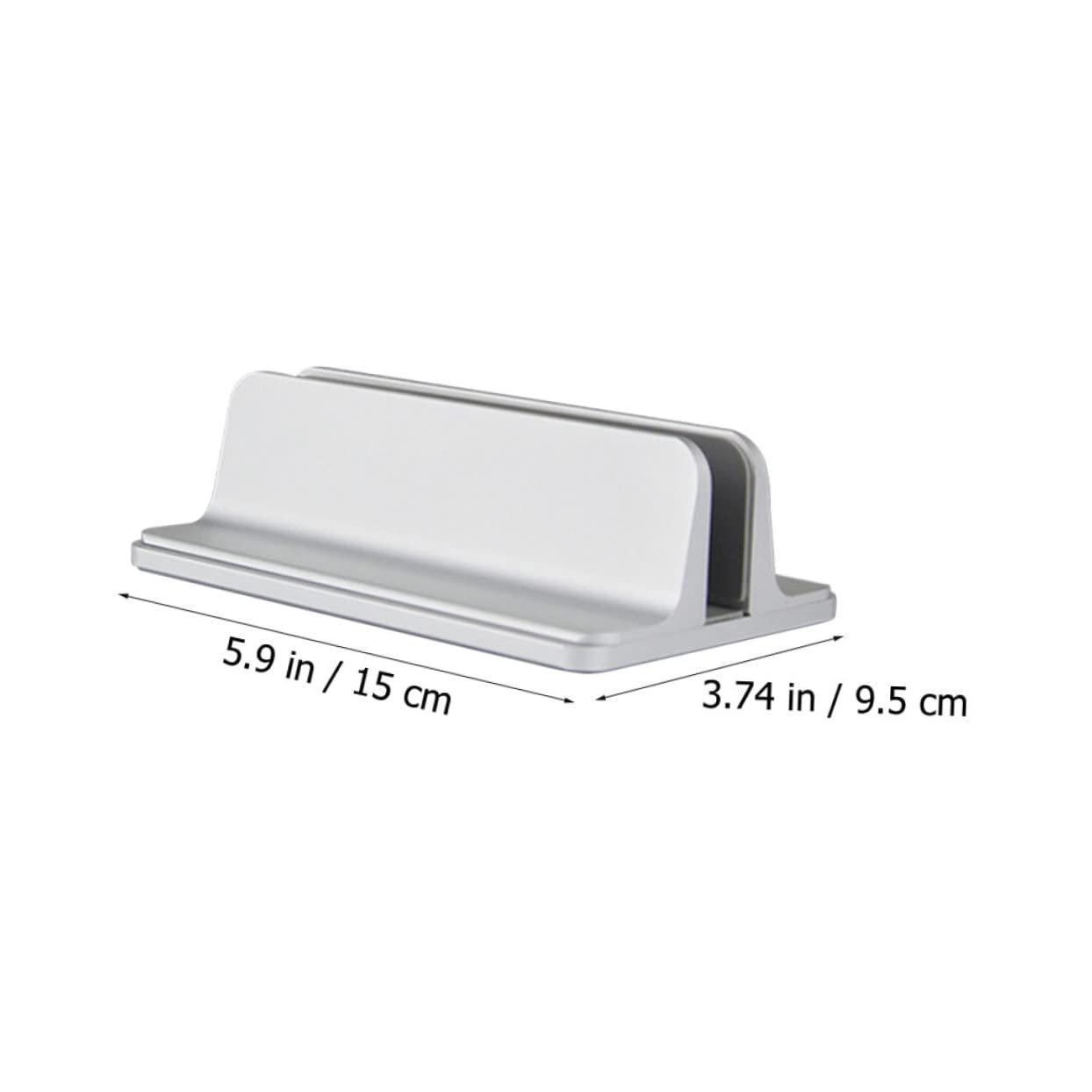 DOITOOL Supporto Verticale Per Laptop in Lega Di Alluminio Base Per Laptop Supporto Per Scrivania Per Tablet Resistente e Per Uso Domestico e