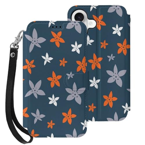 iphone 17用 ケース 花柄 手帳型 と互換性のある カード収納 いphone17用 カバー 手帳型 Puレザー 横置きスタンド機能 折りたたみ スマホケース スタンド付き アイフォン 17用 ケース 内蔵マグネット 開閉式 財布型 軽量 薄型 耐衝