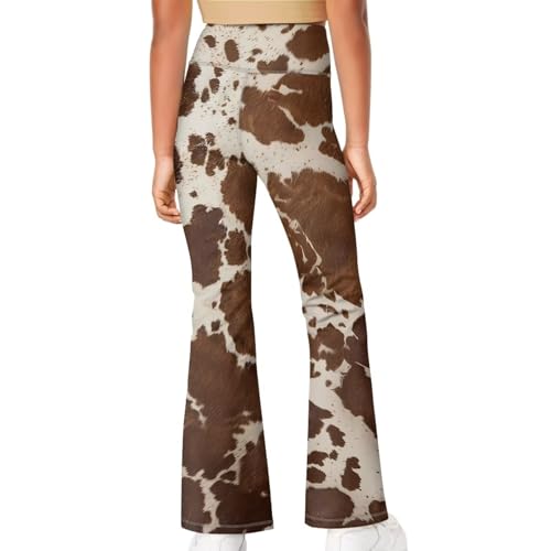 Xpyiqun Flare Leggings for Girls 5-14 High Waist Flared Yoga Pants Slim Tummy Control Bell Bottoms Wide Leg Outfits4