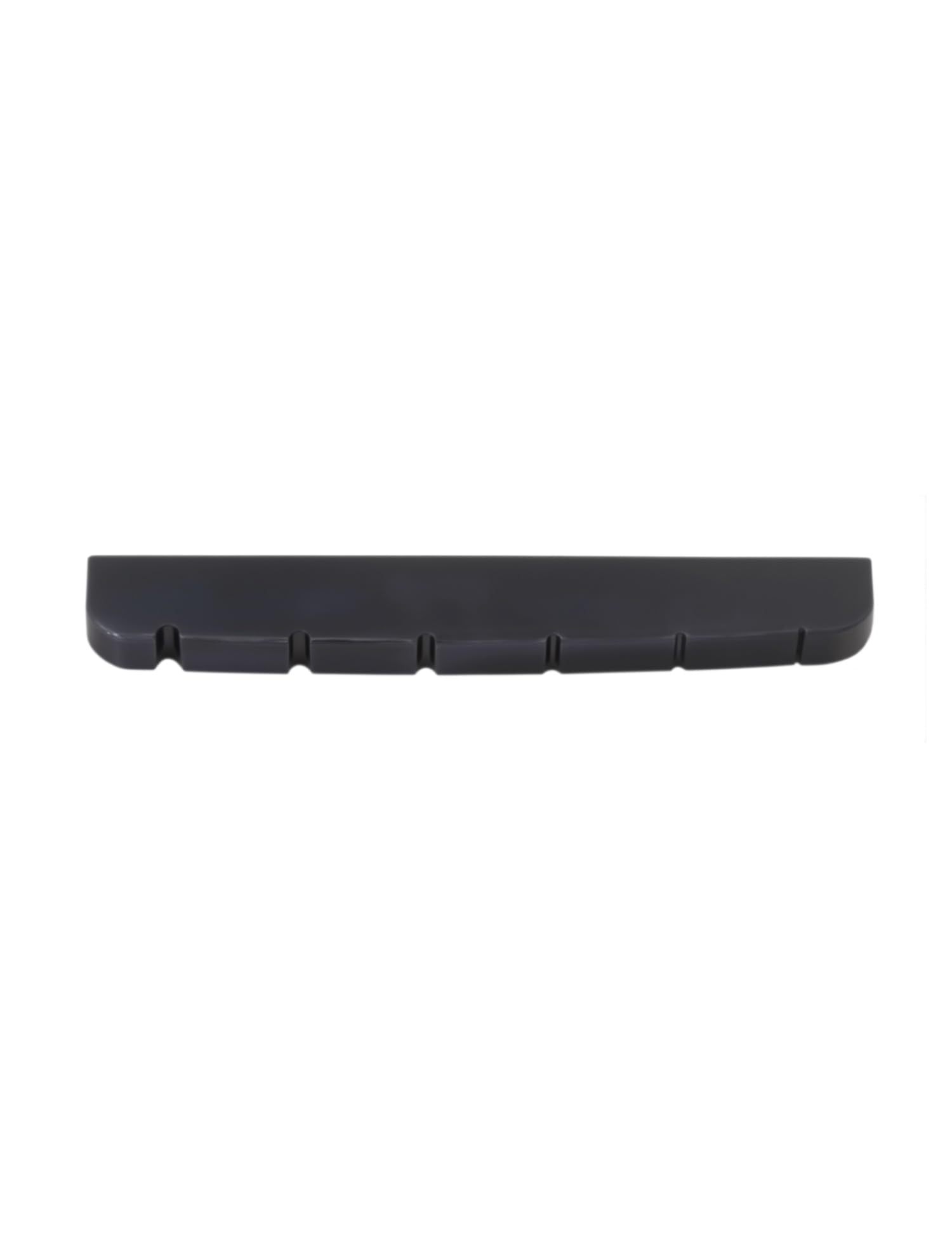 Sillet de guitare à 6 cordes en os de bovin noir pré-fendu, fond plat, 42 mm x 6 mm x 3 mm, compatible avec Stratocaster, Tele, Telecaster, pièces de rechange pour guitare électrique de style