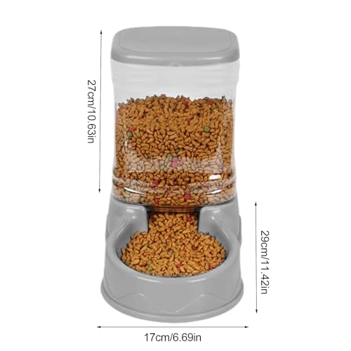 Distributeur de croquettes automatique résolvant le surpoids du chat et fontaine à eau