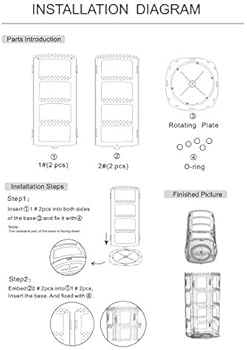 Earring Holder And Jewelry Organizer 360 Rotating Earring Organizer 4 Tier Acrylic Earring Display Stand Clear Jewelry Rack For Necklaces Earrings Piercings Bracelets 160 Holes And 168 Grooves Buy Online At Best