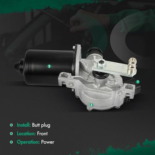 Image of SCITOO Front Windshield Wiper Motor Replacement for 2011-2016 for Hyundai for Genesis Coupe,2007-2010 for Kia for Optima,2006-2011 for Kia for Rio, Wiper Motor 981102M000 5 Pins
