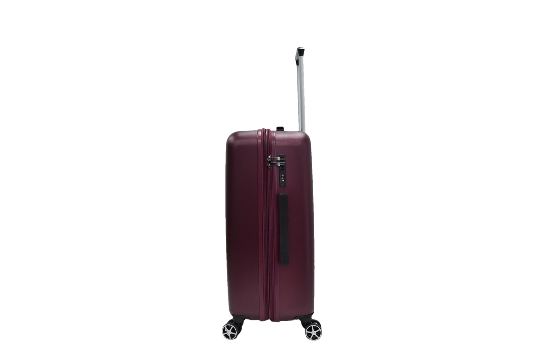Maleta Mediana 24" Expandible Rígida – Burgundy
